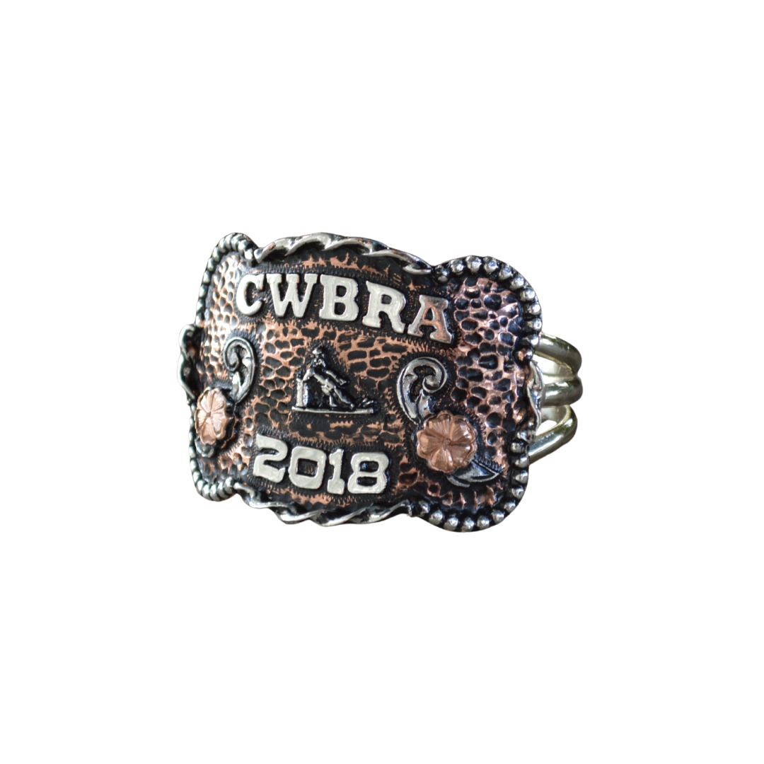 Rodeo Award | Custom Trophy Cuff Bracelet Style 1