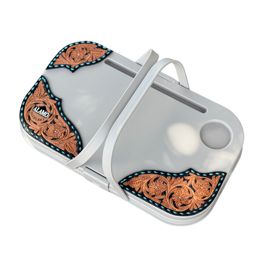 Collapsible Cooler- Blue Buck-a-roo