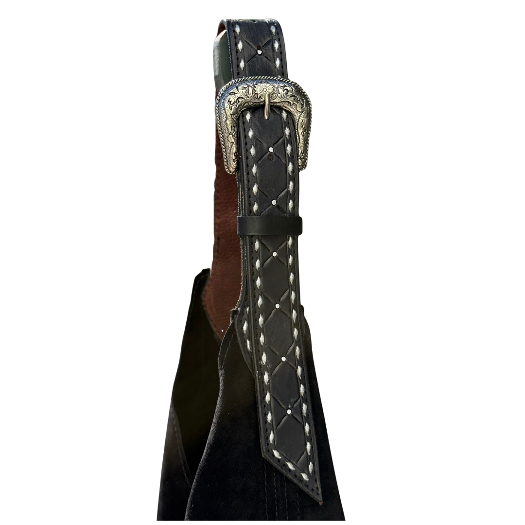 Darlin Duo Bag- Black with Quilted Strap