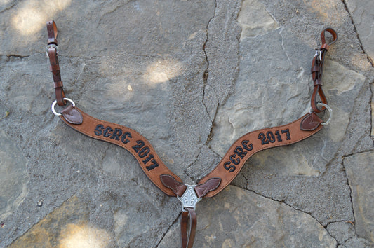Rodeo Award | 2.5" Wave Breastcollar w/ lettering (16)