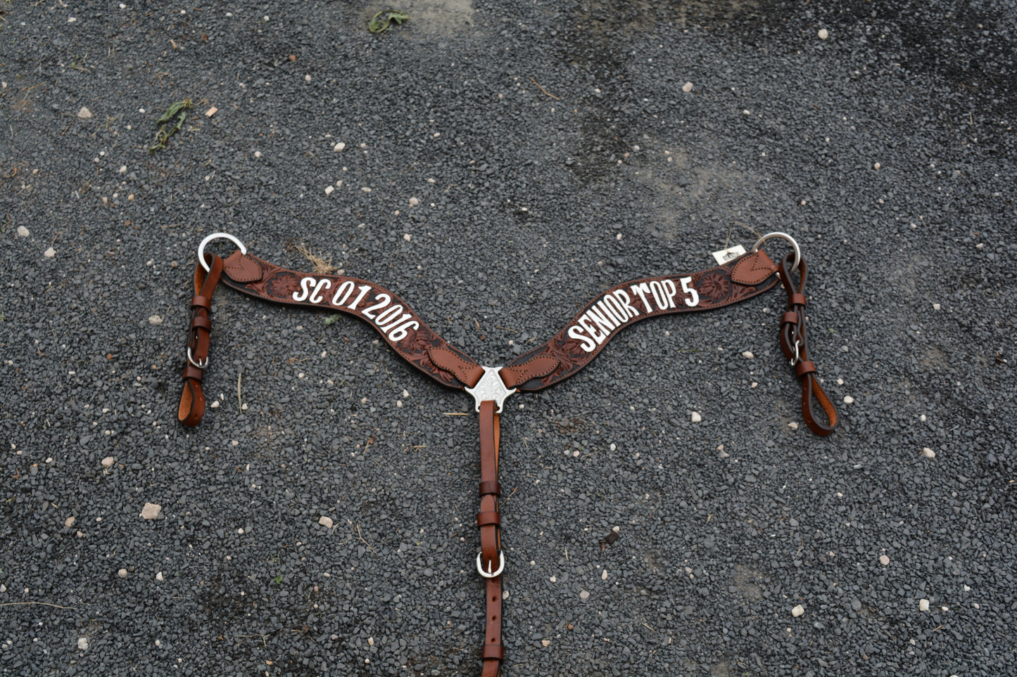Rodeo Award | 2.5" Wave Breastcollar w/ BGP (18 letters)