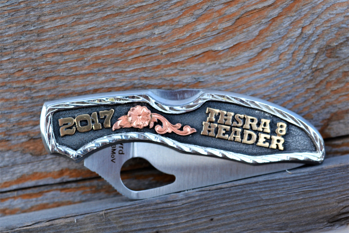 Rodeo Award | Trophy Knife w/ Personalized Award Plate