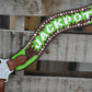 Rodeo Award | 2.5" Wave Breastcollar w/ BGP, SS Spots & Crystals (14 letters)