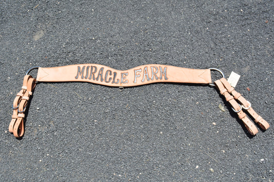 Rodeo Award | 4" Tripping Collar in Roughout w/ Lettering