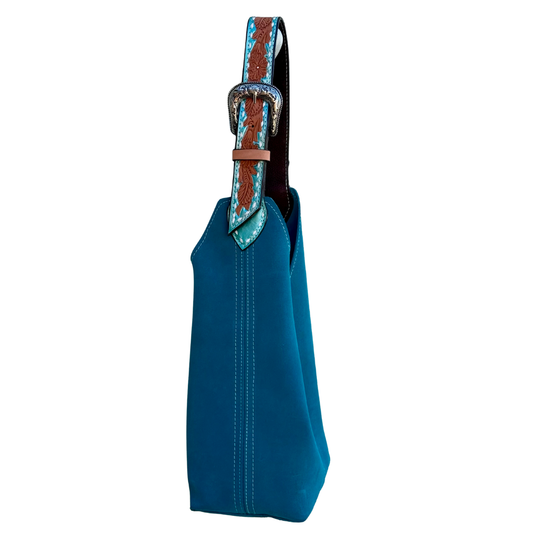 Darlin Duo- Teal With Turquoise Shimmer Strap