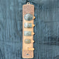 Golden antique floral tooled buckle holder