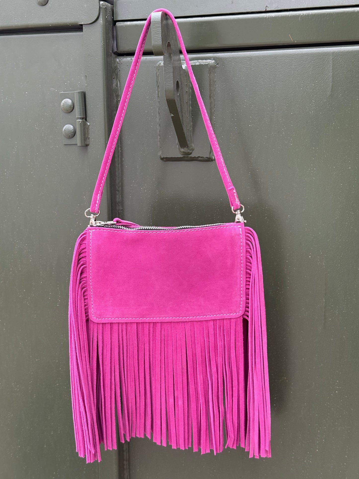 Raglet Bag- Fuchsia Pink