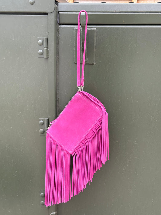 Raglet Bag- Fuchsia Pink