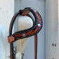 2074-Purple Collection 5/8" Wave one ear headstall