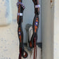 2074-Purple Collection 5/8" Wave one ear headstall