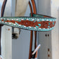 2800 - Turquoise shimmer collection 1 - 1/2"  Contour browband headstall