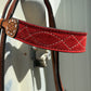 2012 - CBS RED 1.5" Straight Browband
