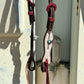 2074-TP4 Cow Suede 5/8" Wave one ear headstall