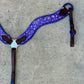 2.5" Wave Breast Collar | 3017 Bandana Purple