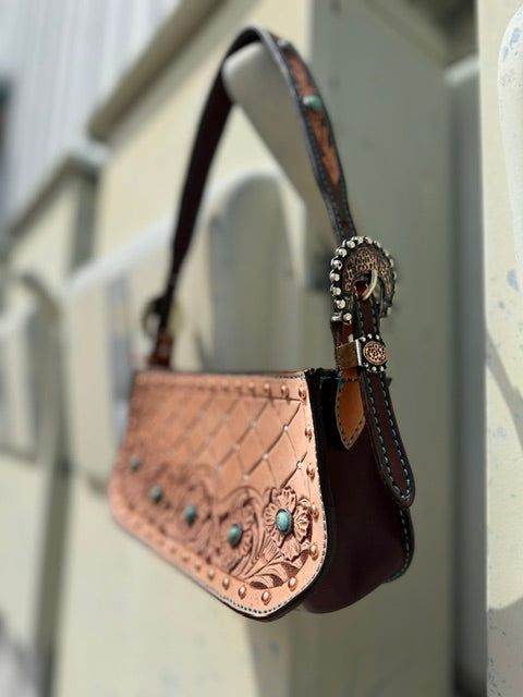 Buckle Bags- Turquoise Stone