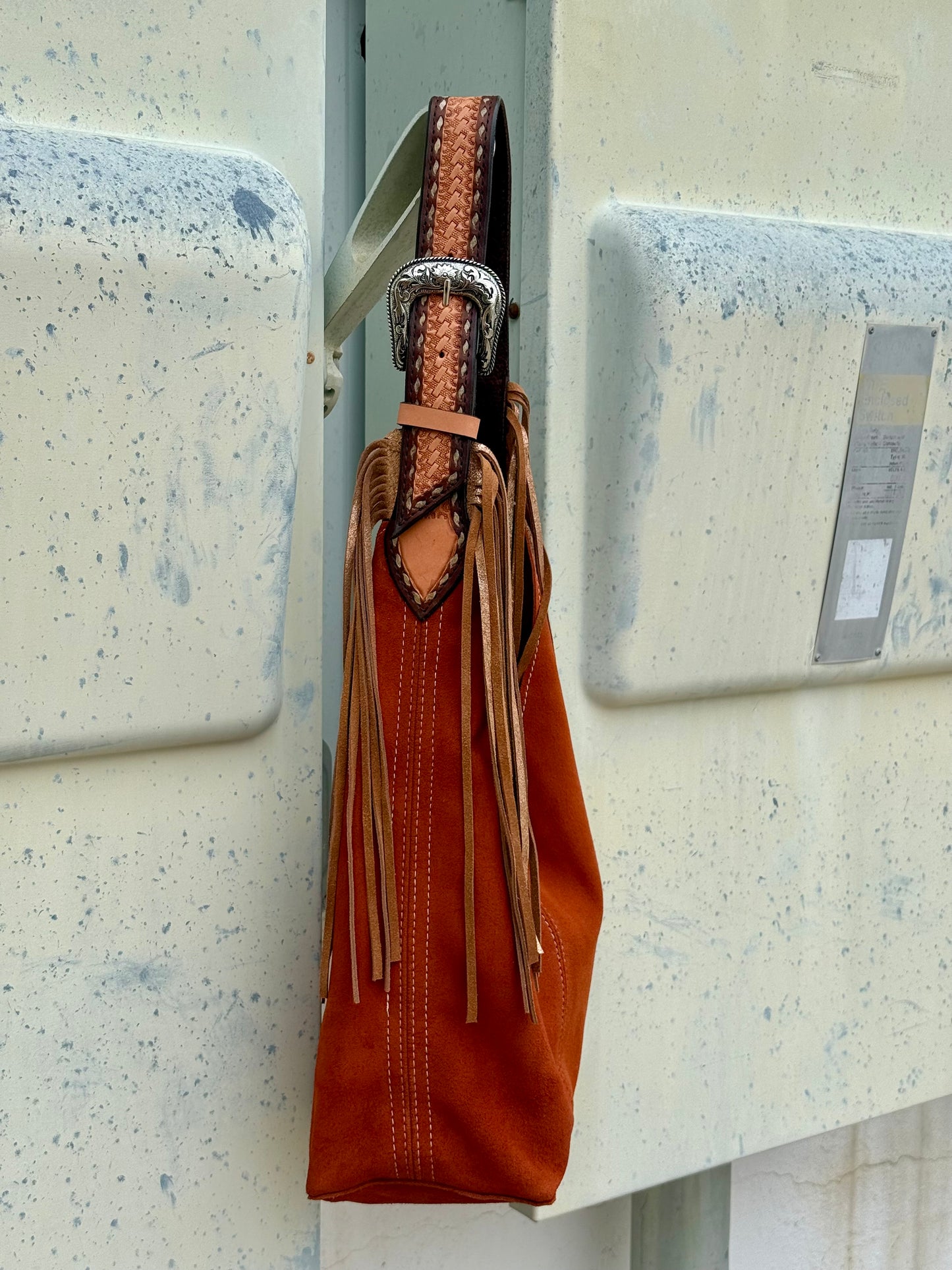 Darlin Duo- Rust With Original Cowboy Strap with Fringe
