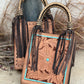 The Card Handbags- El Pinto w Tassel (full Roughout)