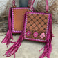 The Card Handbags- Malibu Barbie FRINGE