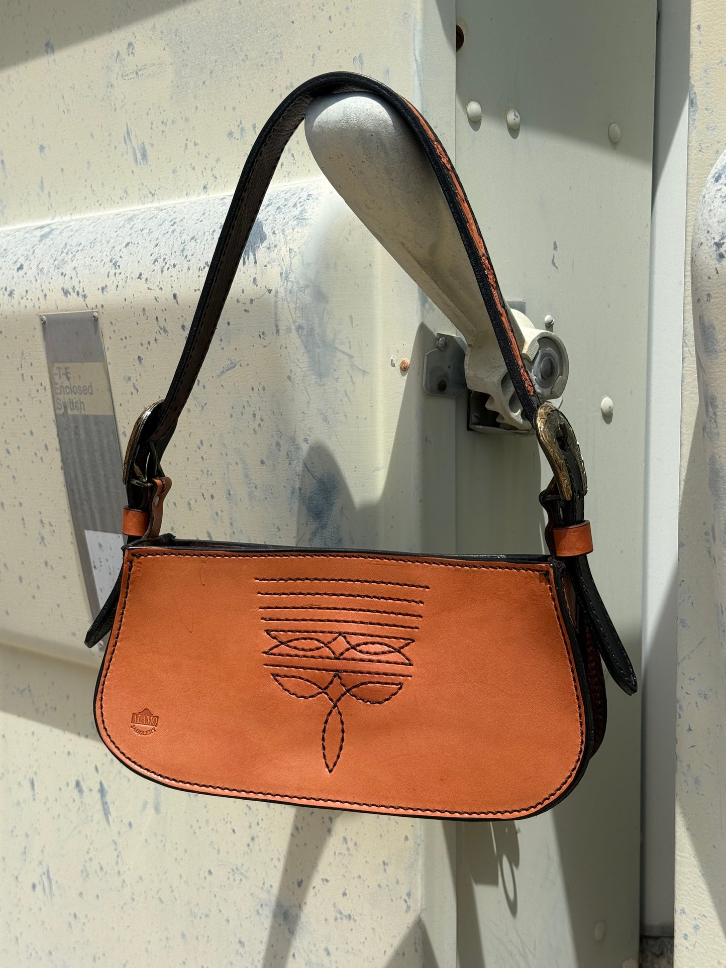 Buckle Bag - Turquoise Gator