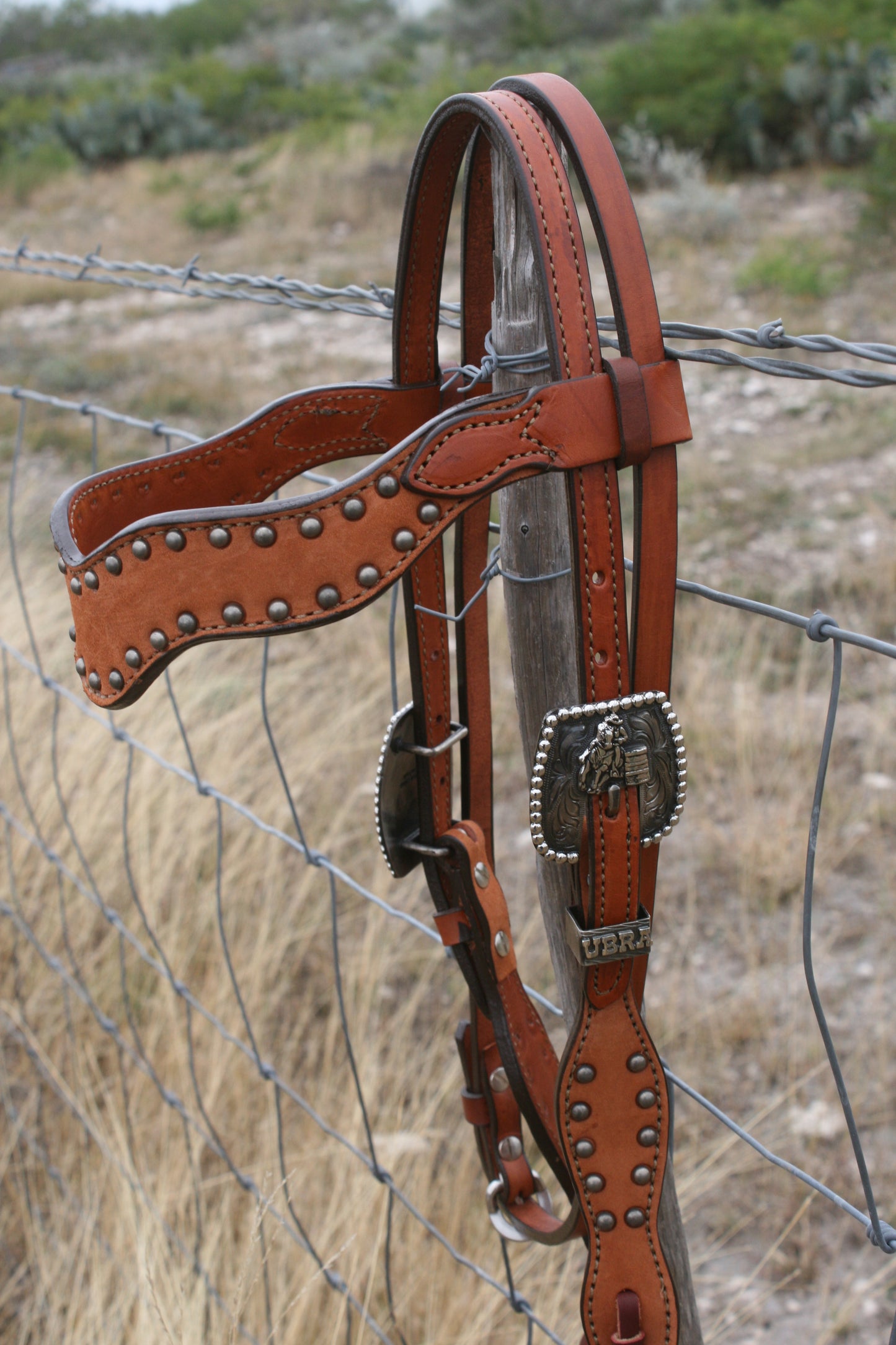 Rodeo Award | Custom Trophy Headstall Buckles w/ Figurine & Custom Loop