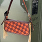 Buckle Bags - Checkered Chocolate