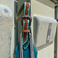 Darlin Duo - Teal With Turquoise Shimmer Fringe Strap