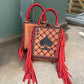 The Card Handbag- The Red Ace Fringe
