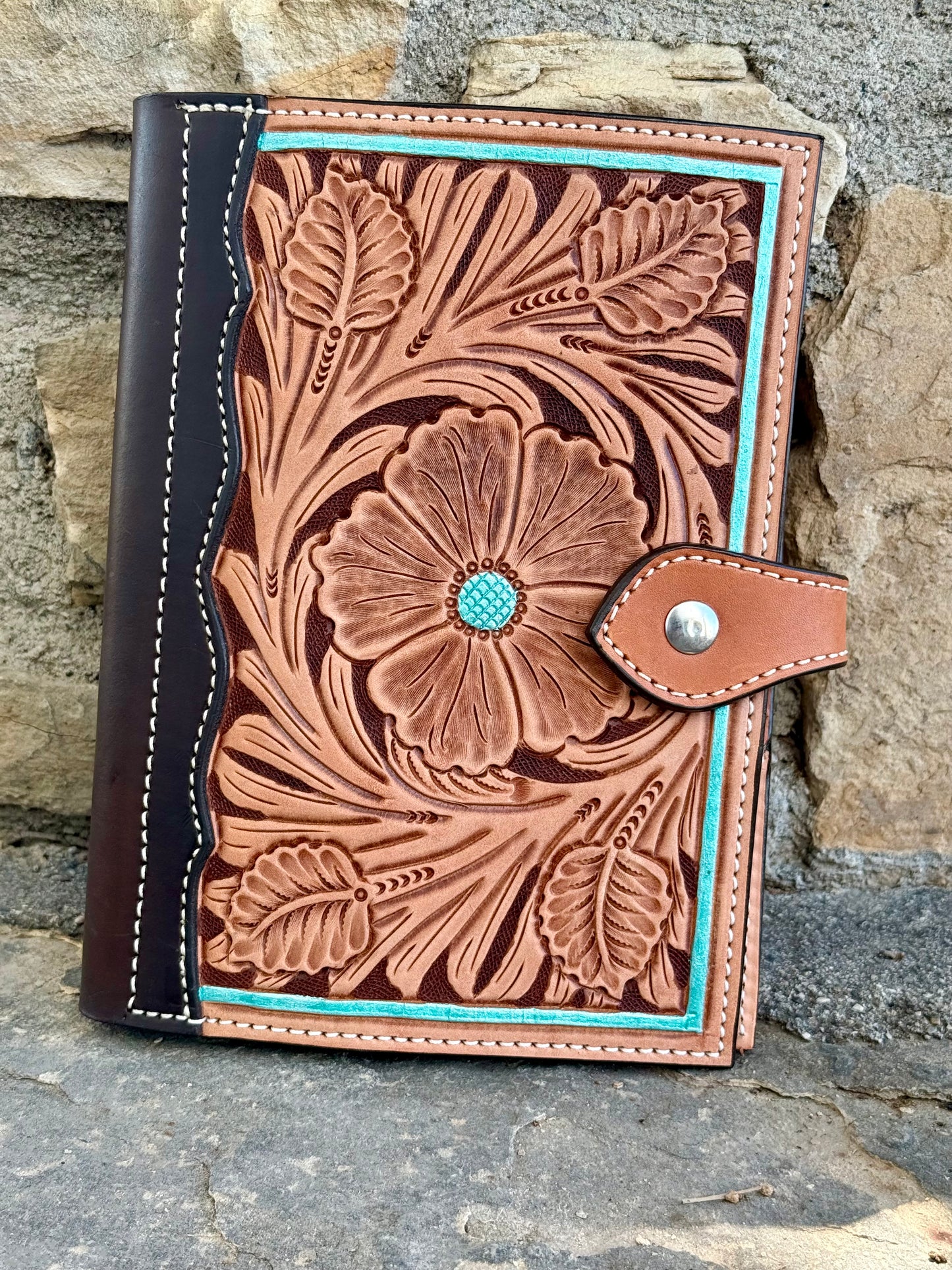 #13 Bible Cover El Pinto in Roughout