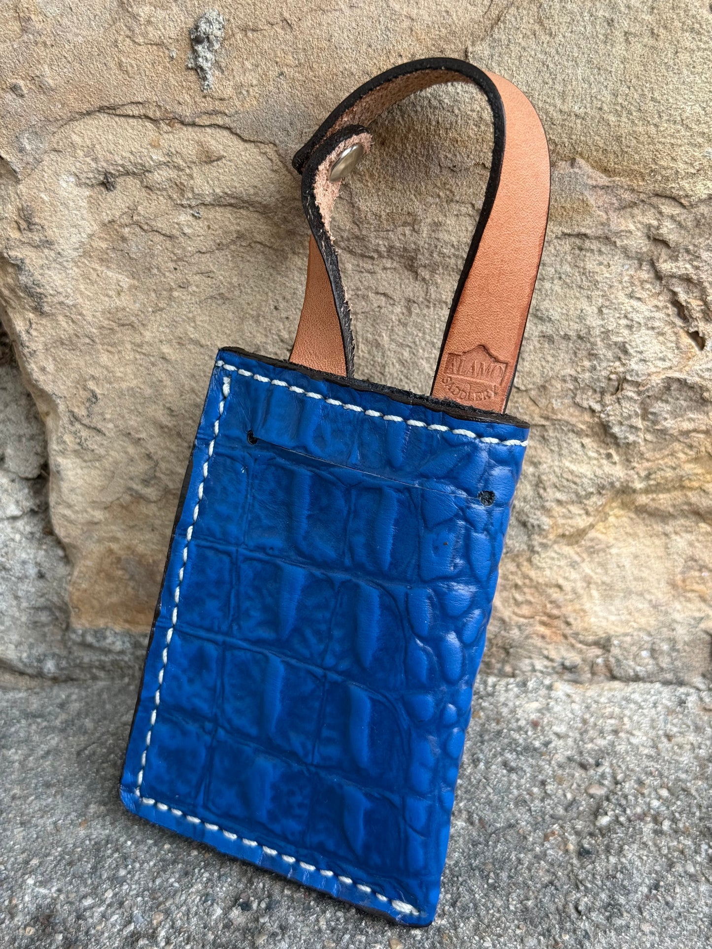 Boot Wallet w/ Pull Tab- Blue Gator