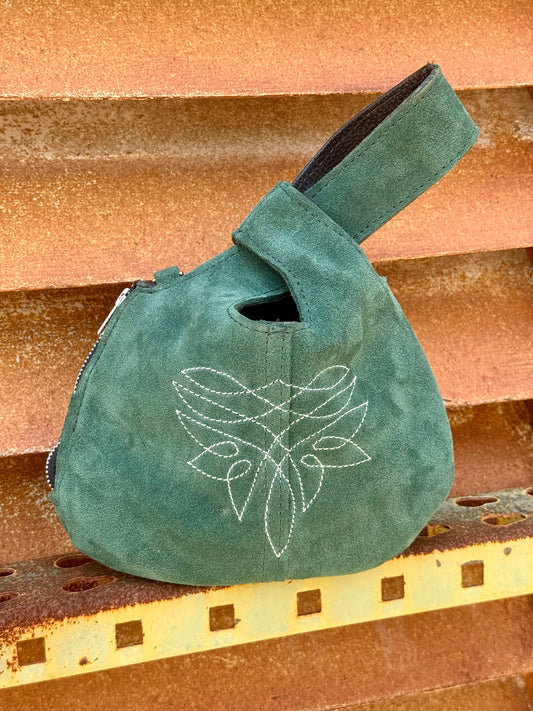 CATTLE BELL BAG- EMERALD