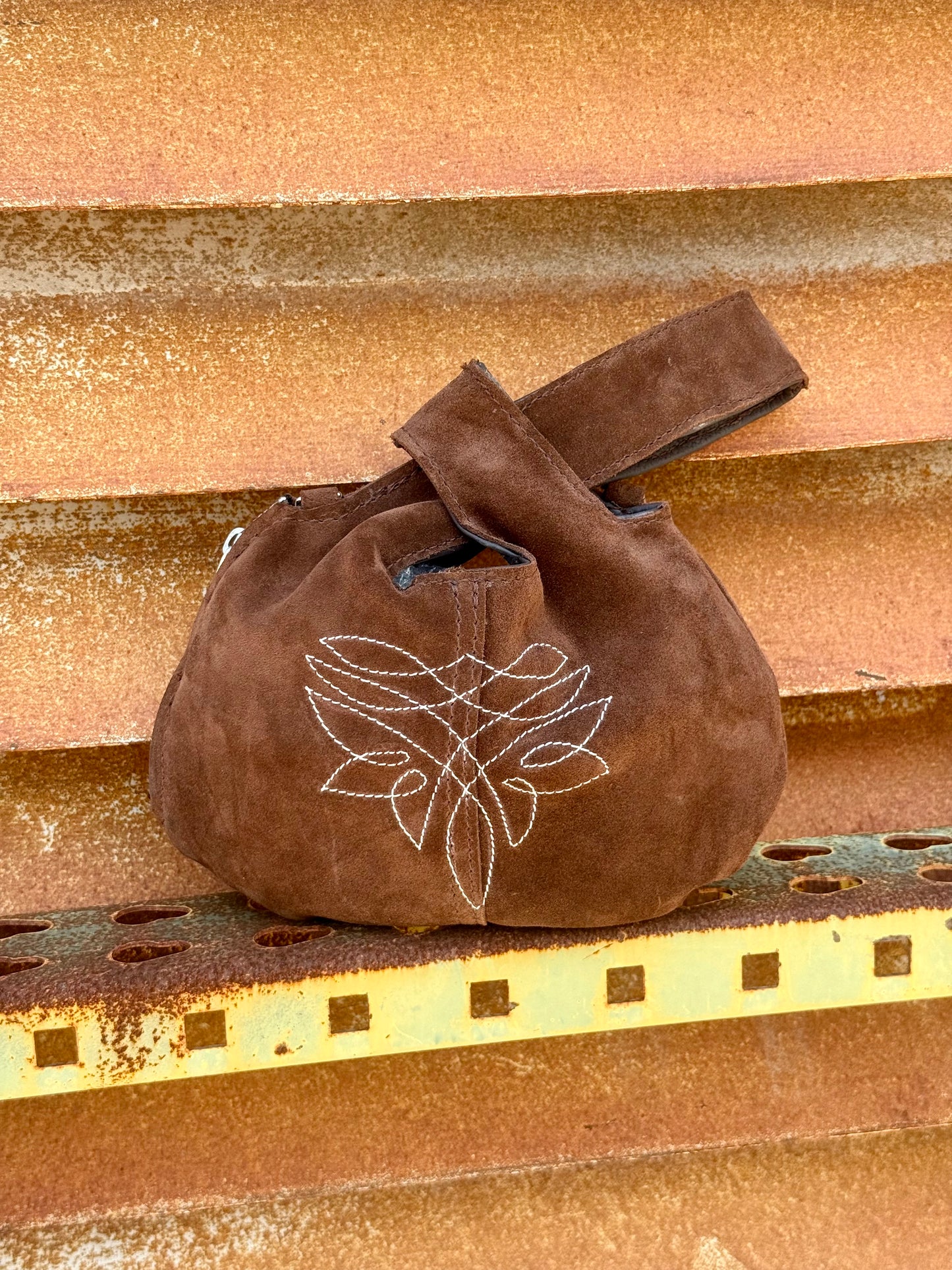 CATTLE BELL BAG- CHOCOLATE