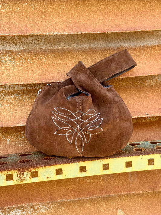 CATTLE BELL BAG- CHOCOLATE