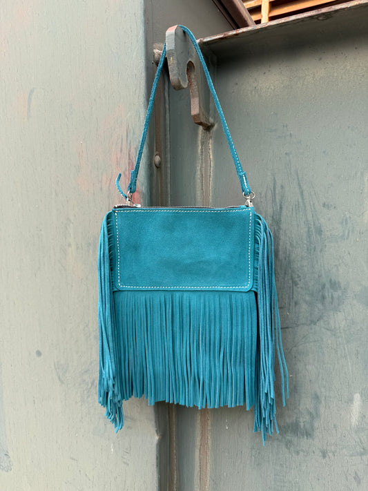 Raglet Bag- Turquoise