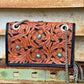 The Cowgirl Clutch- Turquoise (FULL LEATHER)