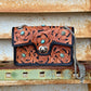 The Cowgirl Clutch- Turquoise (FULL LEATHER)