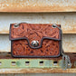 The Cowgirl Clutch- Silver (FULL LEATHER)