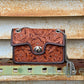 The Cowgirl Clutch- Silver (FULL LEATHER)