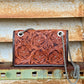 The Cowgirl Clutch- Silver (FULL LEATHER)