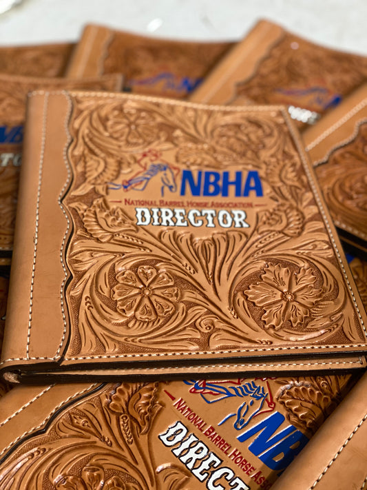 Rodeo Award | Large Portfolio Full Floral w/ Logo & Lettering (8)