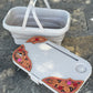Collapsible Cooler- Cheetah Rose