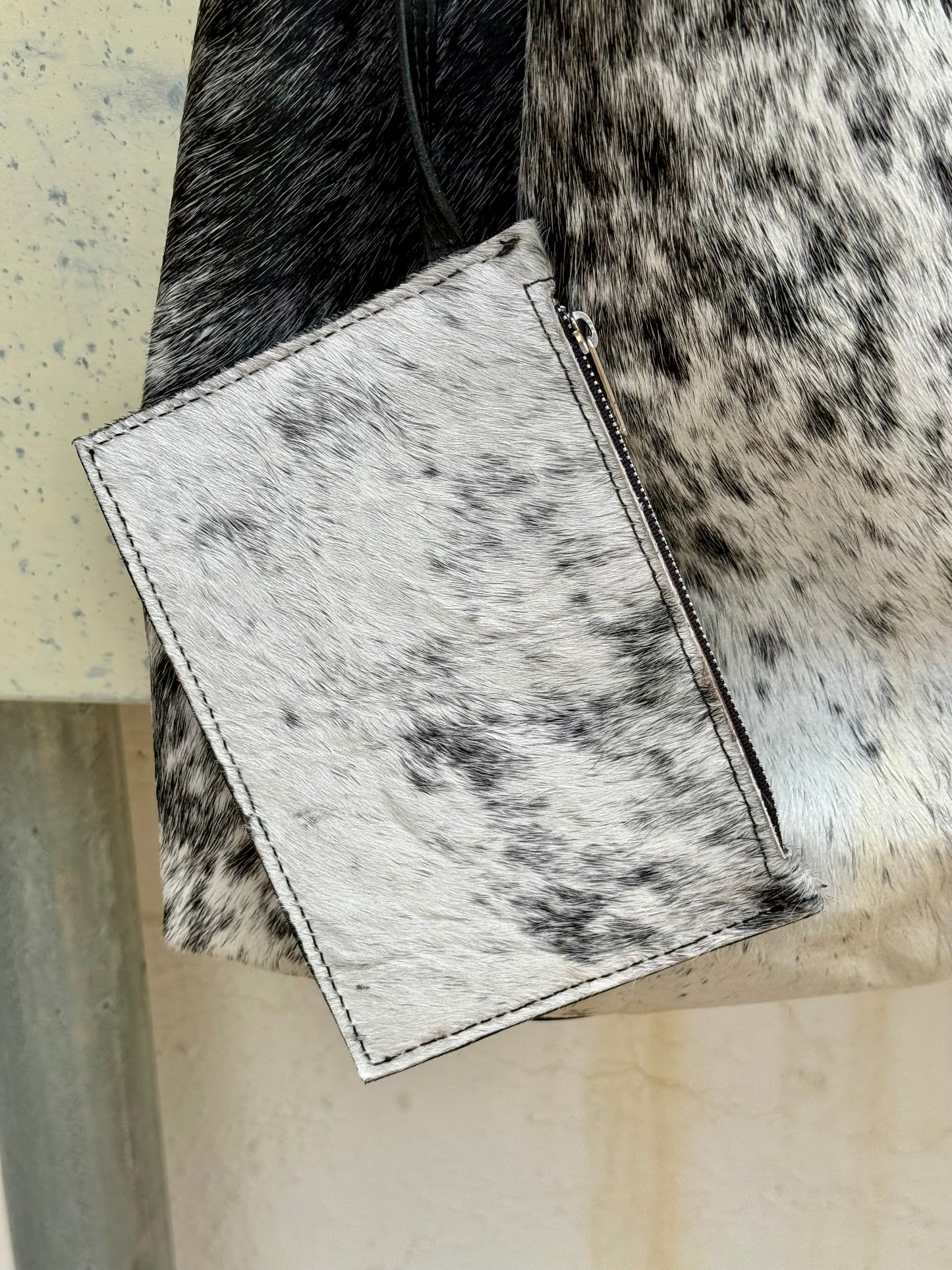 Livestock Tote- Salt & Pepper #3