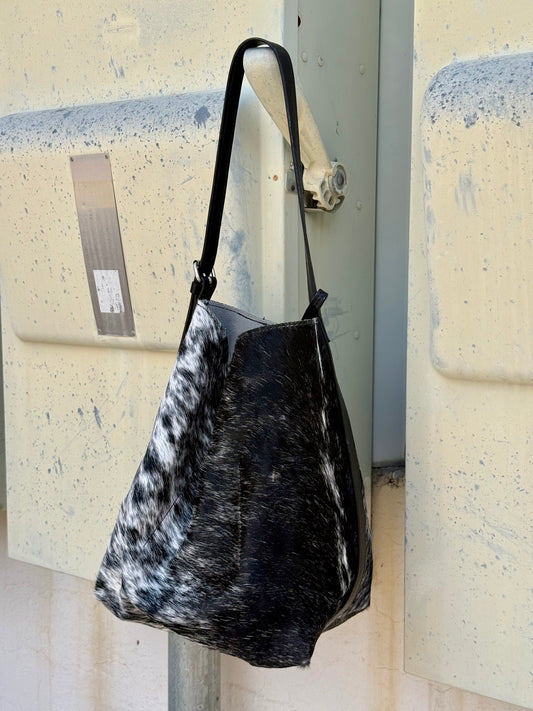 Livestock Tote- Salt & Pepper #2