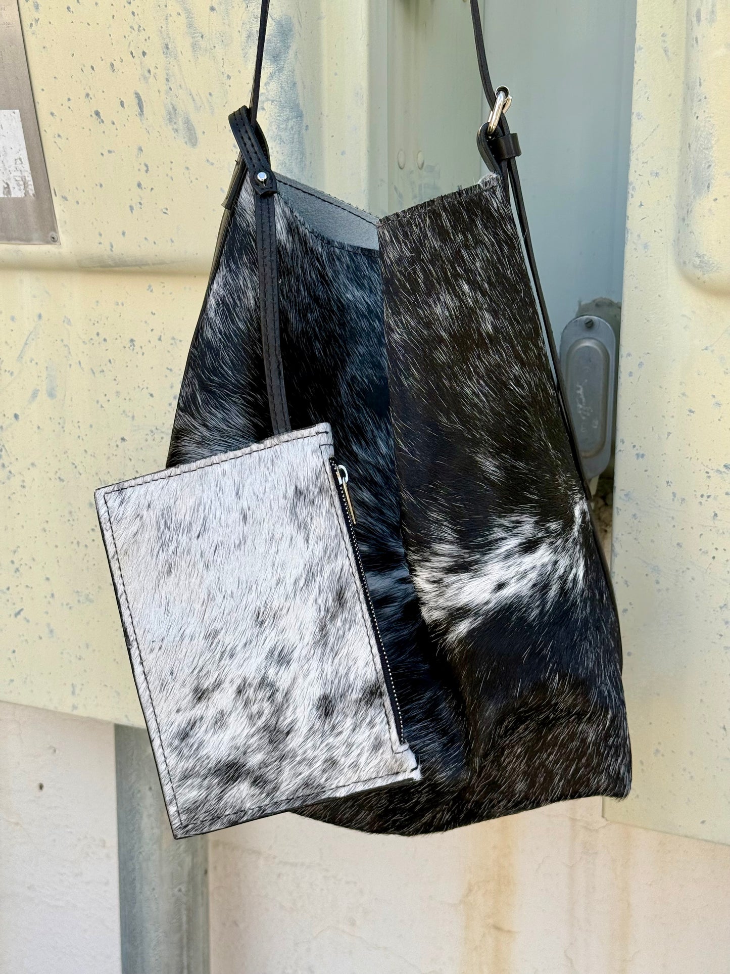 Livestock Tote- Salt & Pepper #2