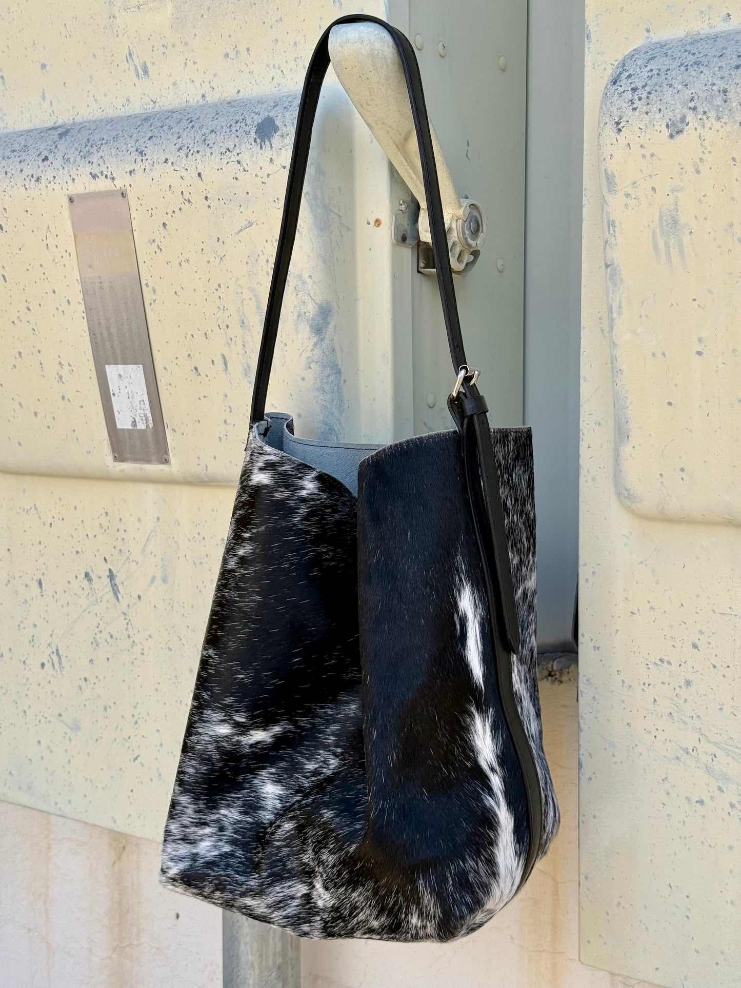 Livestock Tote- Salt & Pepper #1