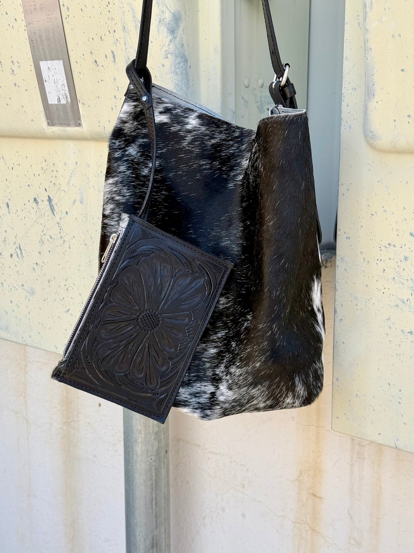 Livestock Tote- Salt & Pepper #1