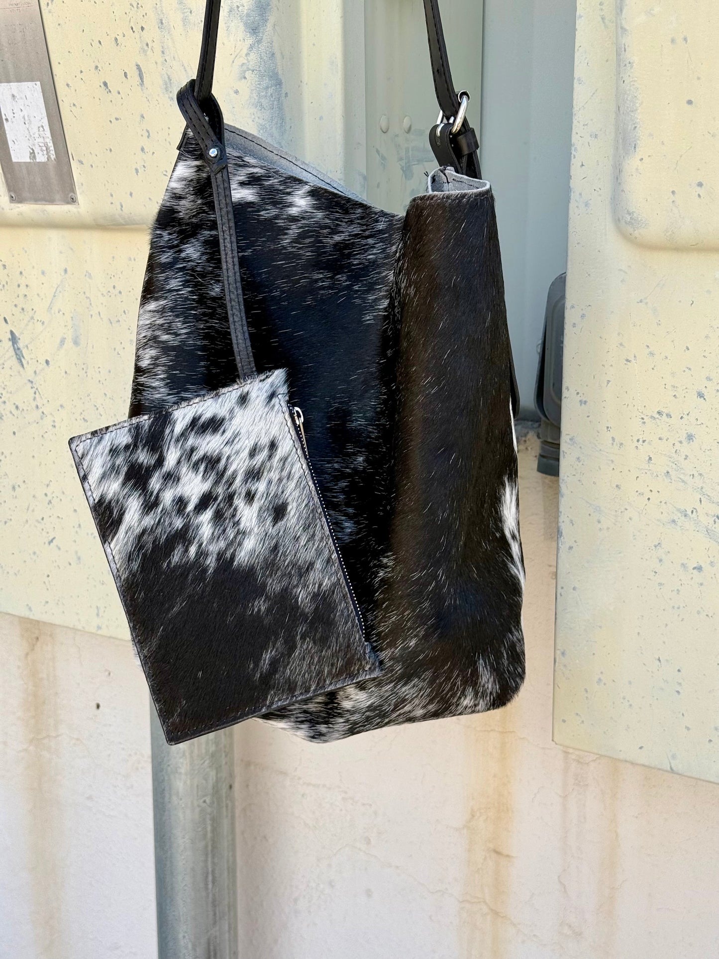 Livestock Tote- Salt & Pepper #1