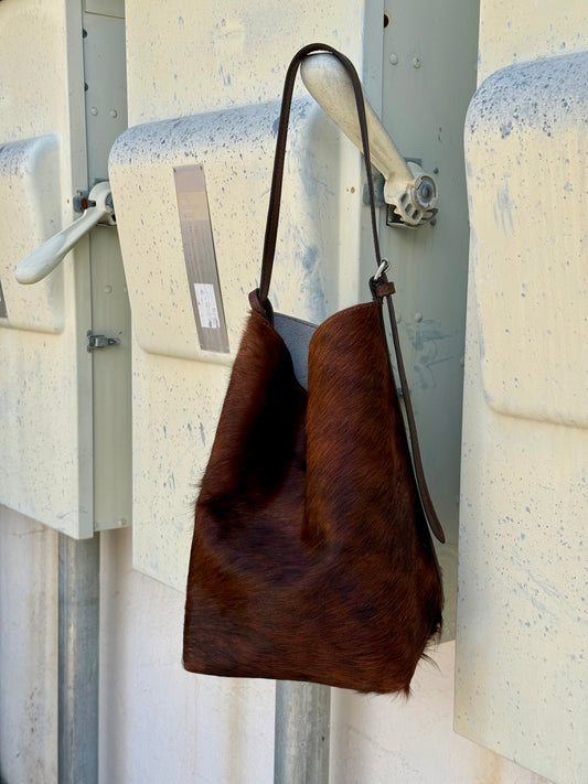 Livestock Tote- Chocolate Brindle #1