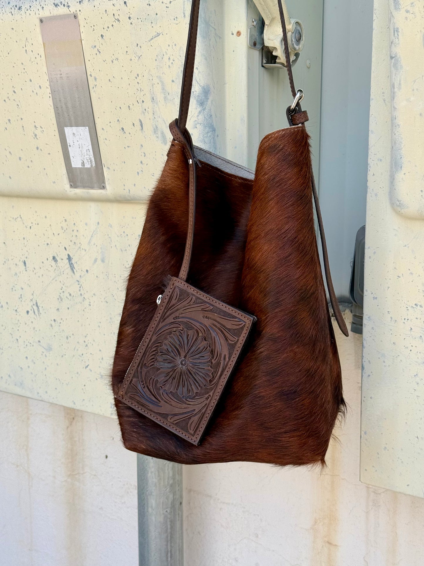 Livestock Tote- Chocolate Brindle #1