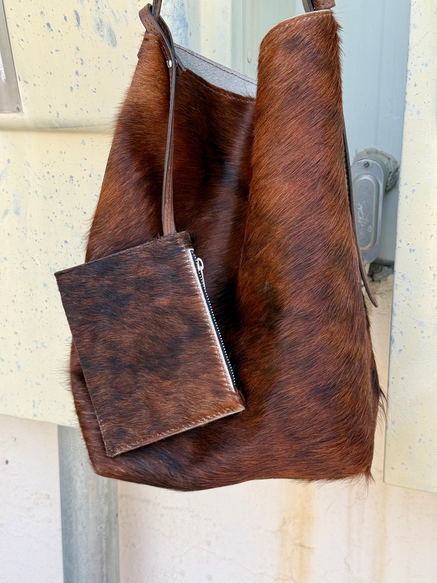 Livestock Tote- Chocolate Brindle #1