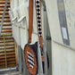 11" Canteen - Checkered w/ fringe strap